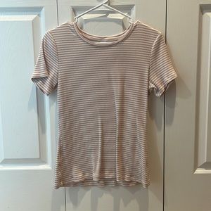 girls large old navy striped shirt